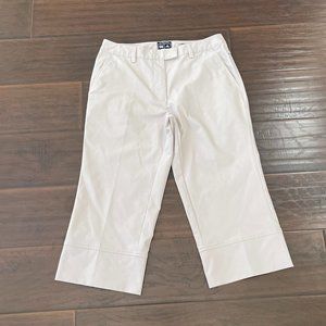 Adidas Golf Women's Beige Capri Climacool Stretch Coolmax Pants Size 4